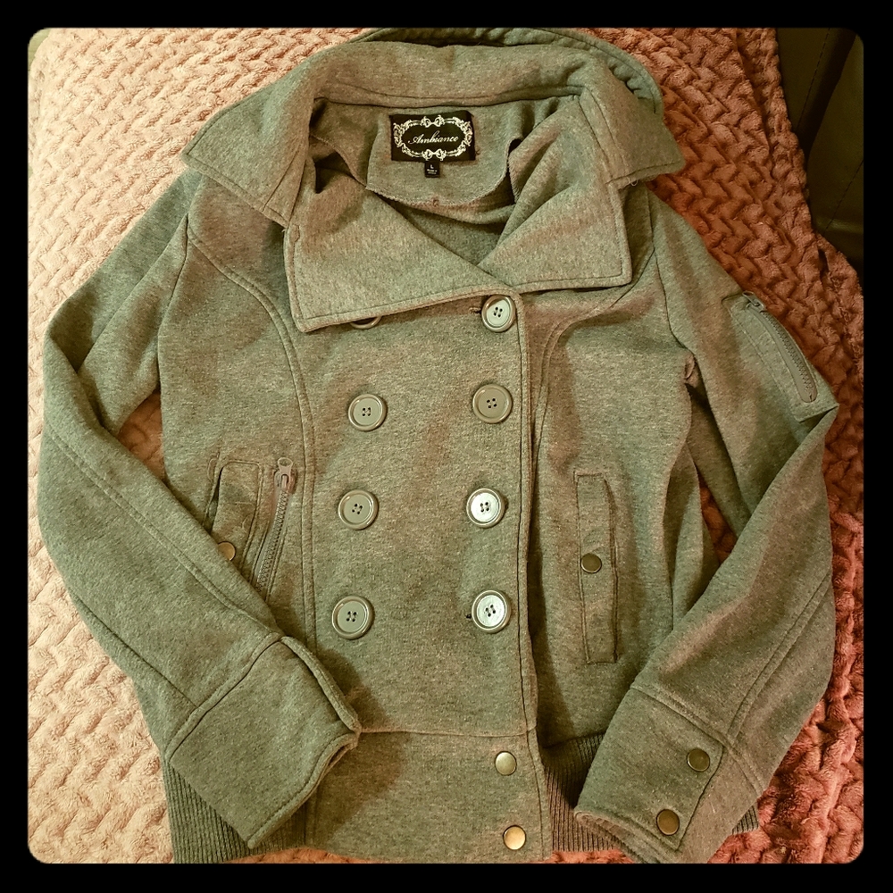 classic botton up sweater